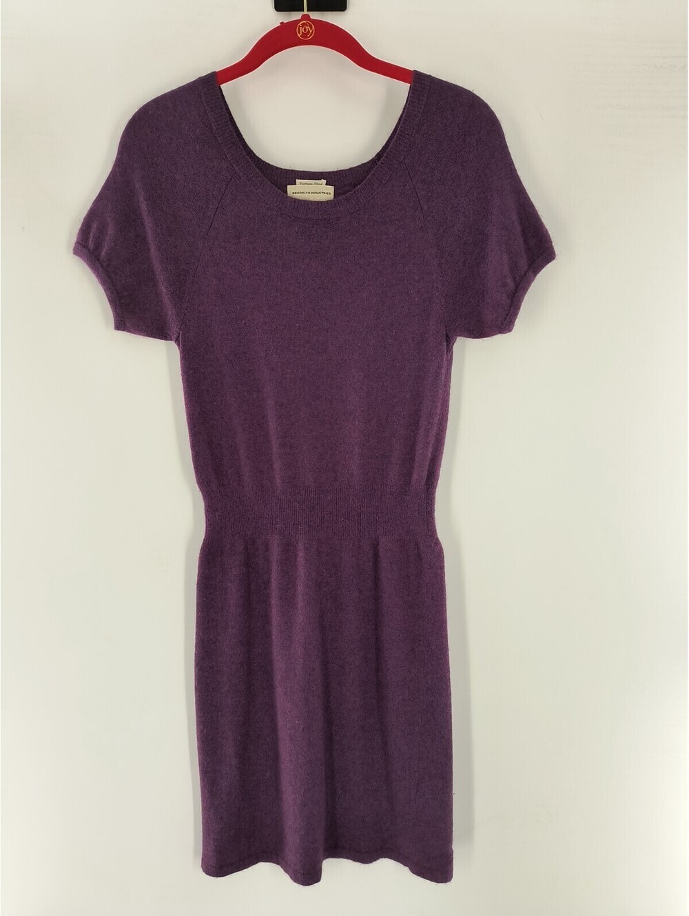 Brooklyn Industries Cashmere Blend Purple Sweater Dress XS Women's 043